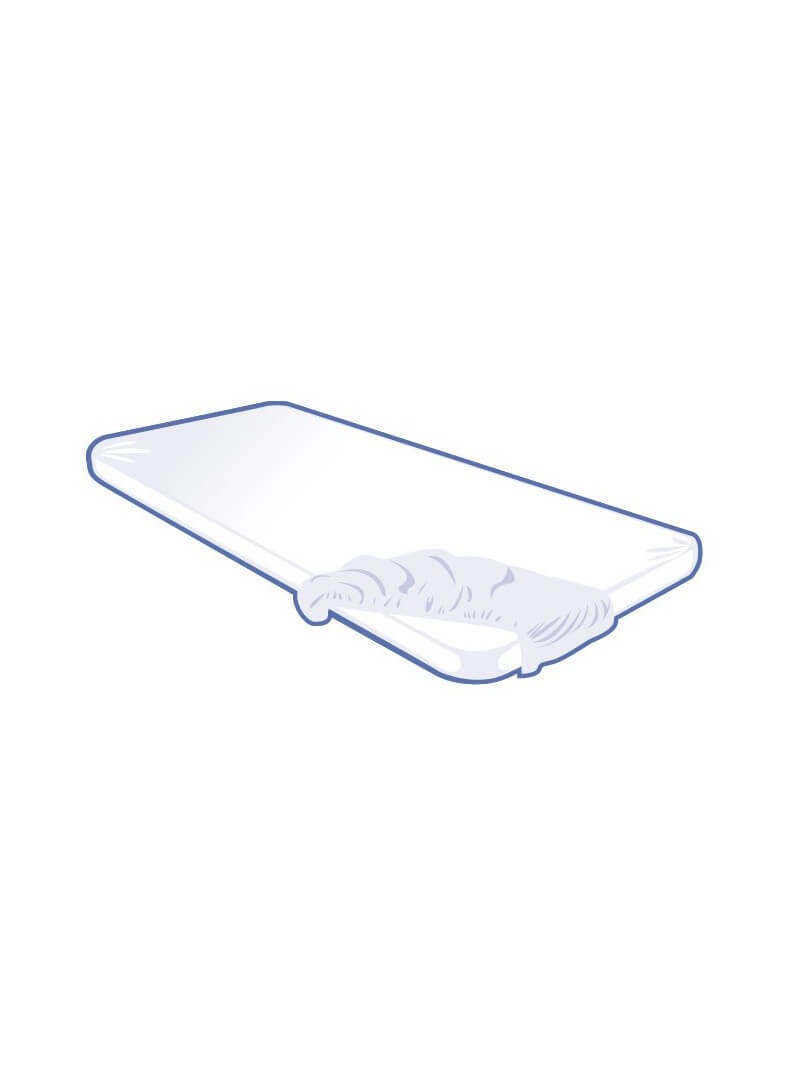 Housse jetable de table d'examen et brancard