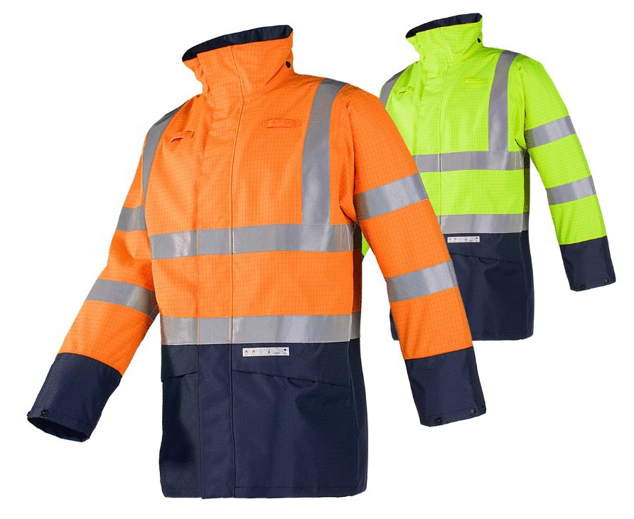 VESTE DE PLUIE HV ELLISTON IGNIFUGEE ANTISTATIQUE