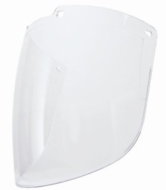 Ecran de rechange en polycarbonate incolore sans traitement pour Turboshield