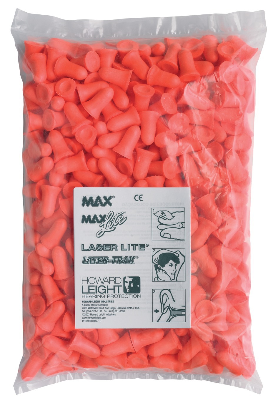 Sachet de recharge MAX® (x200 paires) avec distributeur HL400-F