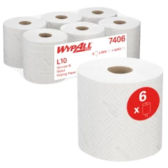 WYPALL® L10 ESSUYEUR NETTOYAGE 500F (X6)