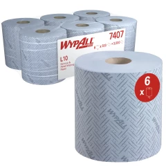 WYPALL® L10 ESSUYEUR NETTOYAGE 500F (X6) BLEU