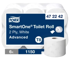 PAPIER TOILETTE SMARTONE® T8 1150F (X6)