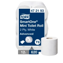 PAPIER TOILETTE SMARTONE® MINI T9 620F (X12)