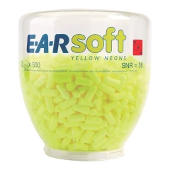 Bonbonne de bouchons EARsoft&trade; NEON